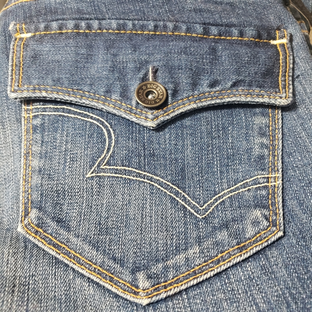 Big Star 1974 NWT Sz 26R Remy Boot Low Rise Jeans - Picture 7 of 16